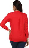 TeeMoods Casual Full Sleeve Solid Women's Top