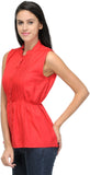 Klick2Style Casual Sleeveless Solid Women's Top