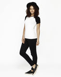 FabAlley Casual Short Sleeve Solid Women's Top