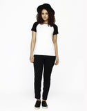 FabAlley Casual Short Sleeve Solid Women's Top