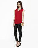 FabAlley Casual Sleeveless Solid Women's Top