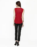 FabAlley Casual Sleeveless Solid Women's Top