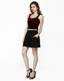 FabAlley Casual Sleeveless Solid Women's Top