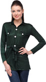 Klick Casual Full Sleeve Solid Women's Top