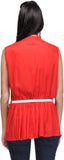 Klick Casual, Formal, Party Sleeveless Solid Women's Top