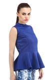 Cation Casual Sleeveless Solid Women's Top