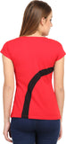 Cation Casual Short Sleeve Solid Women's Top