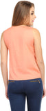 Cation Casual Sleeveless Solid Women's Top