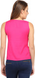 Cation Casual Sleeveless Solid Women's Top