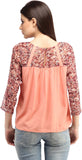Cation Casual 3/4 Sleeve Printed Women's Top