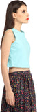 Cation Casual Sleeveless Solid Women's Top