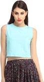 Cation Casual Sleeveless Solid Women's Top