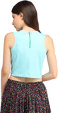 Cation Casual Sleeveless Solid Women's Top