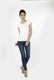Shilpi Casual Cape Sleeve Solid Women's Top