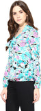 The Vanca Formal Full Sleeve Self Design Women's Top