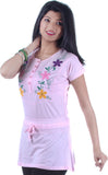 TSG Breeze Casual Short Sleeve Embroidered Women's Top