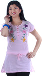 TSG Breeze Casual Short Sleeve Embroidered Women's Top