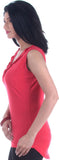 TSG Breeze Casual Sleeveless Solid, Printed Women's Top