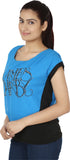 Pindia Casual Short Sleeve Embellished Women's Top