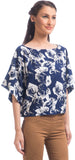 Uptownie Lite Party Short Sleeve Floral Print Women's Top
