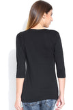 Happy Hippie Casual Full Sleeve Solid Women's Top