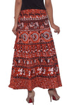 Amber Animal Print Women's Wrap Around Skirt