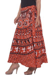 Amber Animal Print Women's Wrap Around Skirt