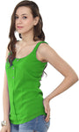 Western Route Casual Sleeveless Solid Women's Top