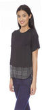 Wowww Casual Short Sleeve Solid Women's Top