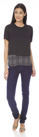 Wowww Casual Short Sleeve Solid Women's Top