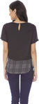 Wowww Casual Short Sleeve Solid Women's Top