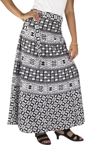 Yaari Self Design Women's Wrap Around Skirt