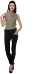 Zastraa Party Full Sleeve Embroidered Women's Top
