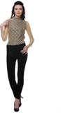 Zastraa Party Full Sleeve Embroidered Women's Top