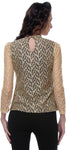 Zastraa Party Full Sleeve Embroidered Women's Top