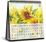 ShopMantra Flower Paintings 2015 Desk Calendar