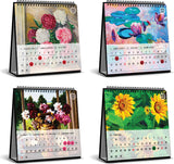 ShopMantra Flower Paintings 2015 Desk Calendar