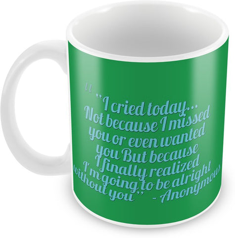 AKUP i-creid-because Ceramic Mug