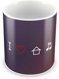 AKUP i-love-music Ceramic Mug