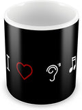 AKUP i-loves-music Ceramic Mug