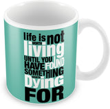 AKUP life-is-not-living Ceramic Mug