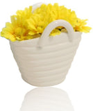 Shreewardhan Decor Add a lively touch of artificial to your decor with these Succulent offwhite Ceramic Baskets Plant Plant Container Set
