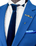 Avaron Projekt Black Moustache With Swarovski Detailing Brooch