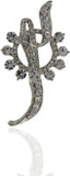 Anuradha Art Silver Polished Brooch