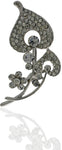 Anuradha Art Silver Polished Brooch