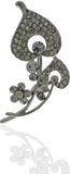 Anuradha Art Silver Polished Brooch