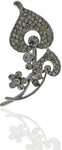 Anuradha Art Silver Polished Brooch