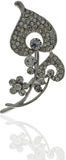 Anuradha Art Silver Polished Brooch
