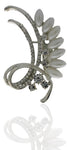 Anuradha Art Silver Polished Brooch