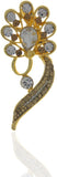 Anuradha Art Silver Polished Brooch